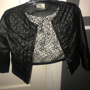 Kids leather jacket